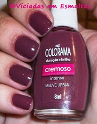 Esmalte Mauve Urban Colorama unhas e esmalte
