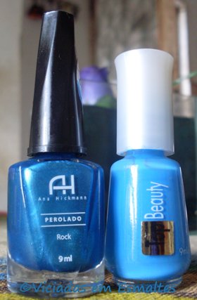 Misturinha Azul Metálica Misturinha de esmaltes