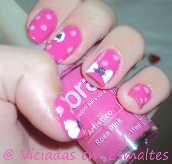 Desenho Coracao on Esmaltes Cora Viciadas Em Esmaltes