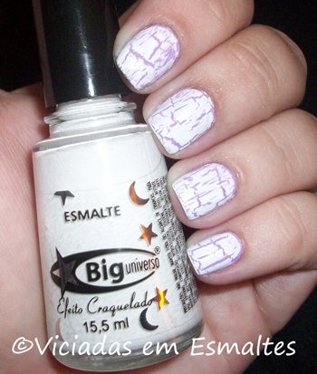 Iceberg Big Universo Esmalte Craquelado Big Universo e Unhas