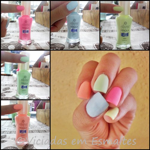 Coleção Neon Passion Eliana Esmaltes Eliana e Unhas