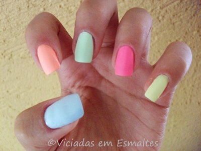 Coleção Neon Passion Eliana Esmaltes Eliana e Unhas