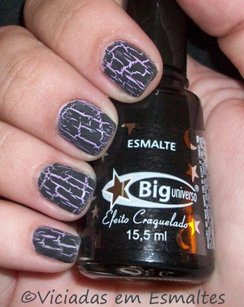 Vulcano Big Universo Esmalte Craquelado Vulcano e Unhas