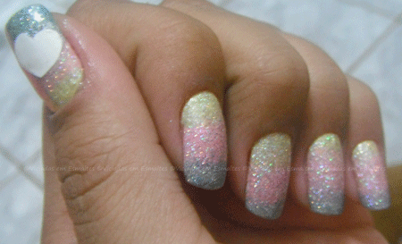 Unha Decorada com esponja