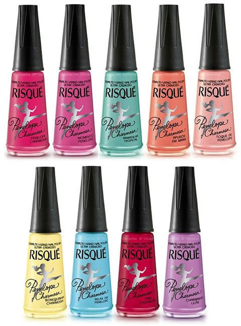 Coleção Risqué Penélope Charmosa Esmaltes Risqué Penélope Charmosa