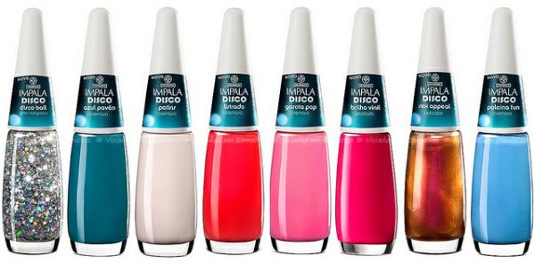 Coleção Impala Disco Esmaltes Impala Disco