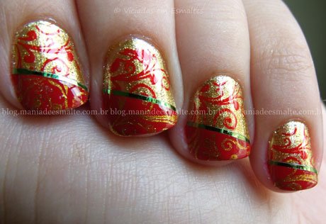 Unhas Decoradas para Natal