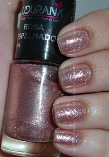 Esmalte Ludurana Rosa Espelhado