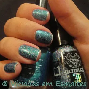 Esmalte Rock Ana Hickmann + Aurora Boreal 3D Top Beauty