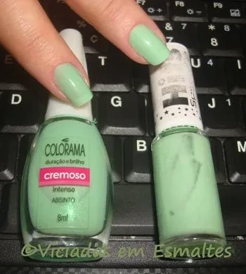 Hits 214 x Absinto Colorama Esmaltes Hits Colorama e Unhas