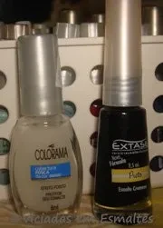 Preto Fosco Esmaltes Extase e Cobertura Fosca Colorama