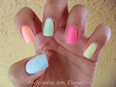 Coleção Neon Passion Eliana Esmaltes Eliana e Unhas