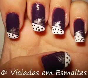 Rock-Purple unhas