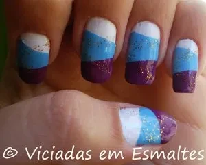 Tom-sobre-tom unhas