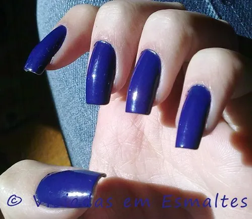 Unhas Decoradas * Azul Cobalto Impala