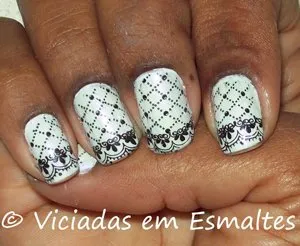 Esmaltes Leite de Coco * Colorama + Pétala Branca * Colorama + Cetim * Ana Hickmann