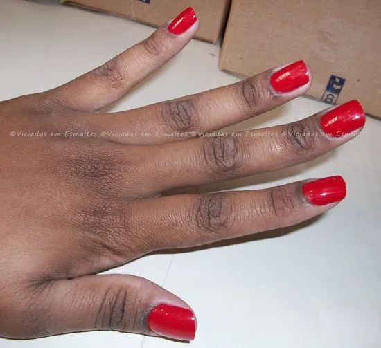 Unhas Fing´rs Colors Vermelha * Unhas Prontas