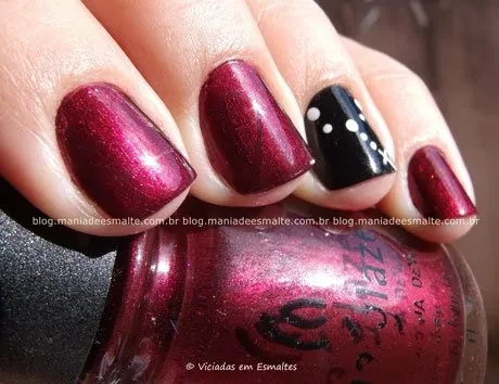 Unha com Esmalte China Glaze