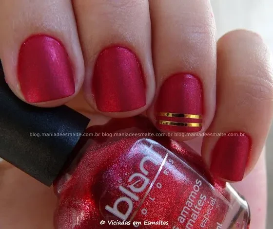 Unhas com Esmalte Blant Colors Nós Amamos Esmaltes