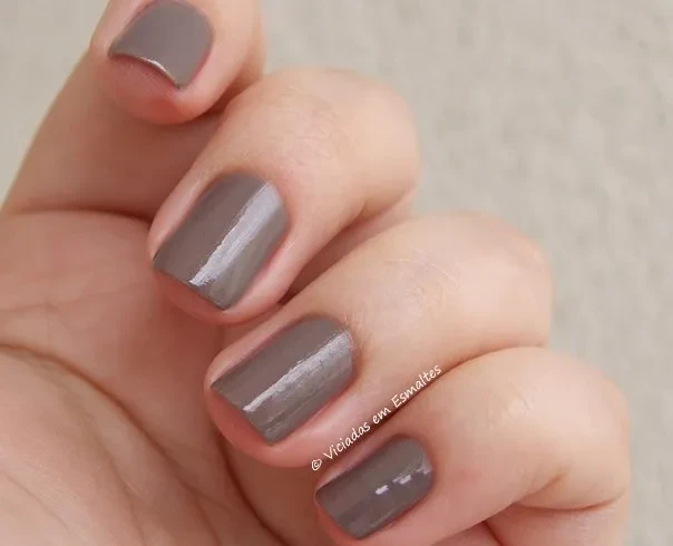 Esmalte Preta Gil Cinza Luxo