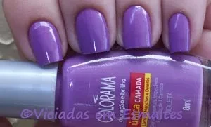 Esmalte Violeta Colorama Esmaltes Colorama e Unhas