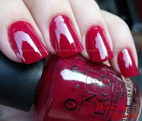 Unha com Esmalte OPI