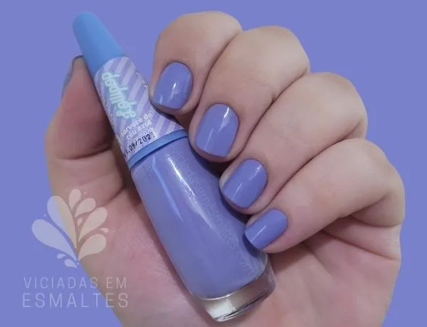 esmalte impala azul lilás sorvete de céu azul