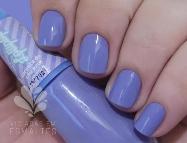 esmalte impala sorvete de céu azul