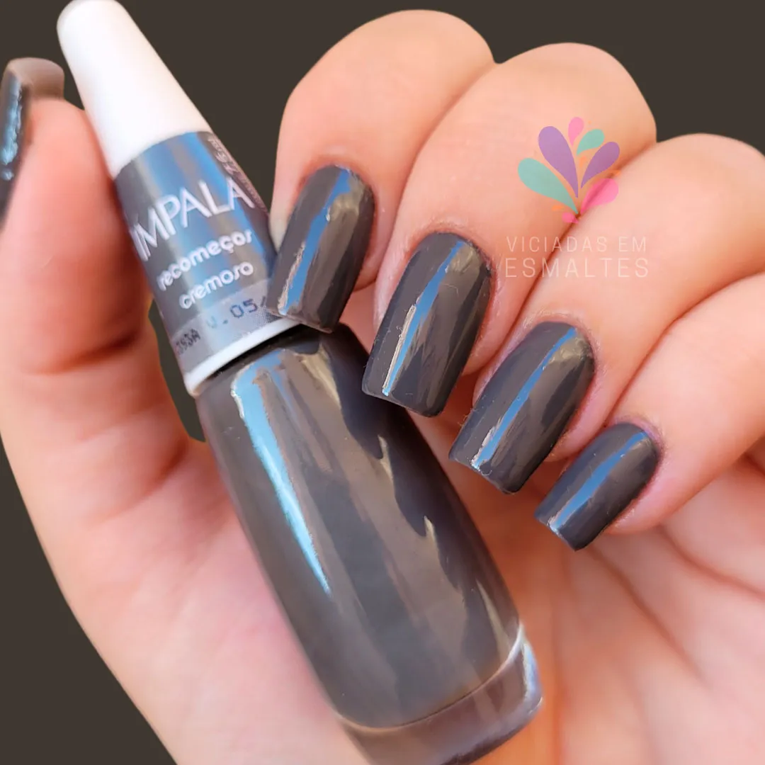 Esmalte Cinza Impala Recomeços