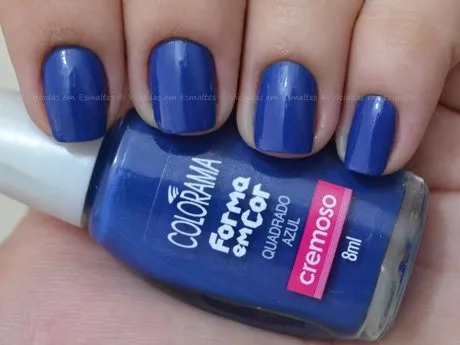 Esmalte Colorama Quadrado Azul