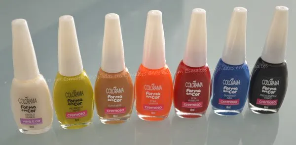 Esmaltes da Coleção Forma em Cor Colorama
