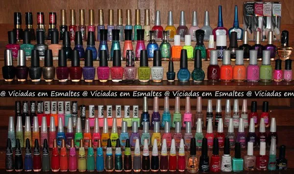 armário de esmaltes