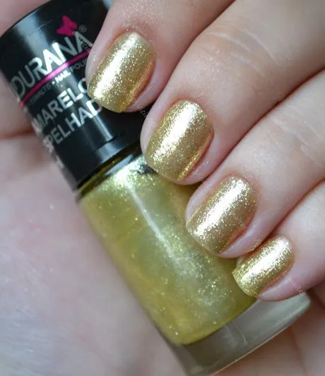 Esmalte Ludurana Espelhado Amarelo