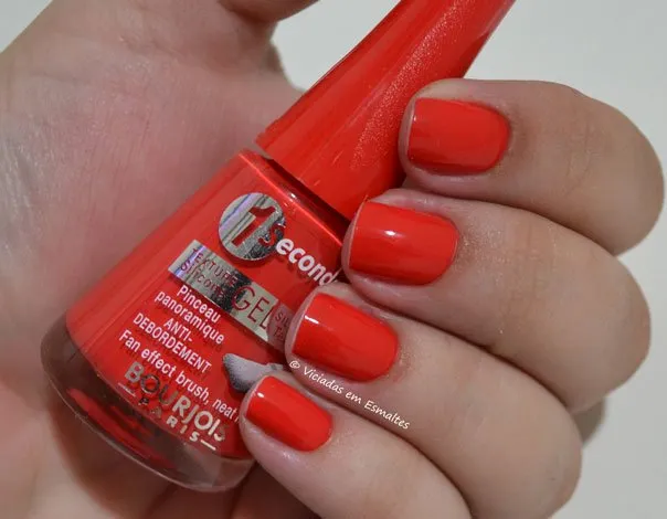 Esmalte Bourjois Gel 1 Seconde Rouge Poppy T10