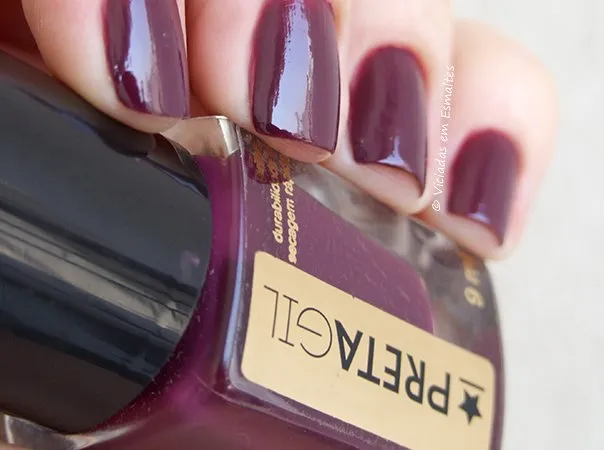 Esmalte Preta Gil Meu Corpo Quer Você