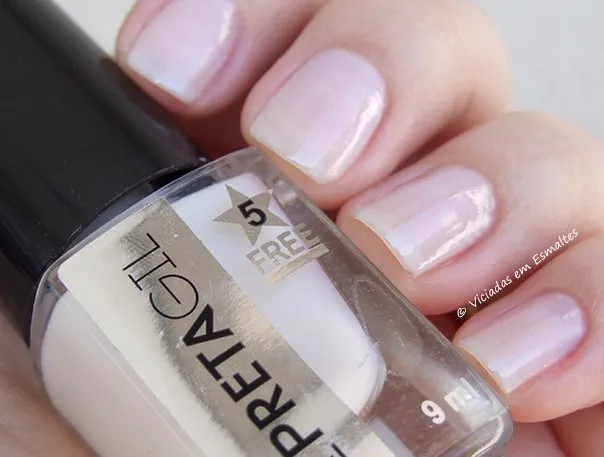 Esmalte Preta Gil Branco Nupcial