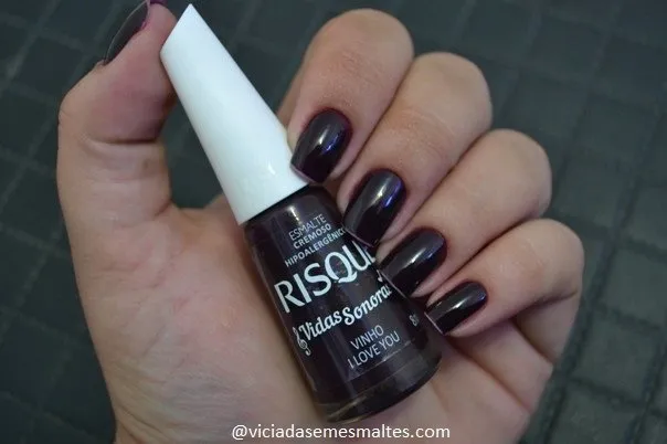 Esmalte Risqué Vinho I Love You