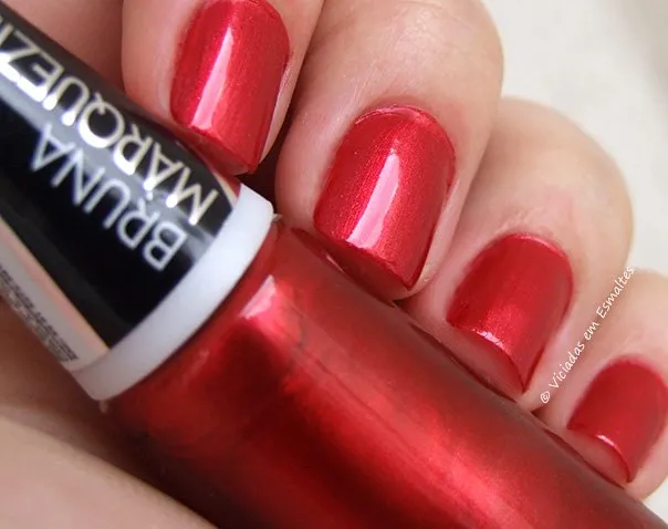 Esmalte Bruna Marquezine Ruiva