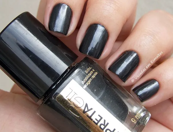 Testando o Esmalte Preta Gil Aluminium