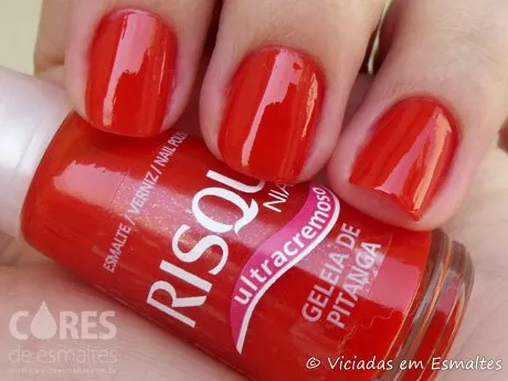 Esmalte Risqué Geleia de Pitanga Coleção Brasil por Risqué. Gastronomia