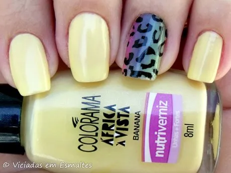Esmalte Colorama Banana e Filha Única Animal Print
