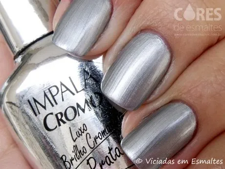 Esmalte Impala Cromo Brilho Cromado Prateado
