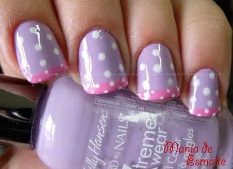 Unhas com esmalte Sally Hansen Hard as Nails