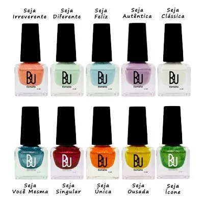 Coleção Seja B.U esmaltes 3free