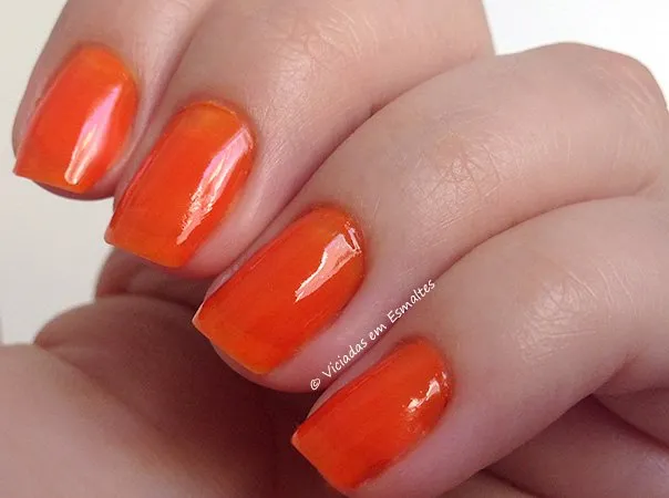Esmalte Laranja Aqueça Sadok