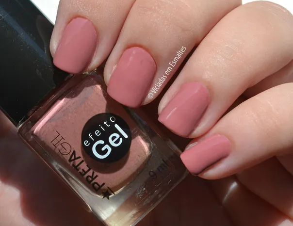 Esmalte Preta Gil Baião Efeito Gel