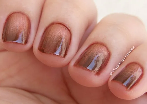 Esmalte Bruna Marquezine Degrade Marrom Black