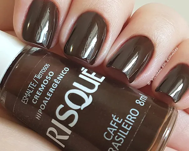 Esmalte Hipoalergenico Risque Cafe Brasileiro