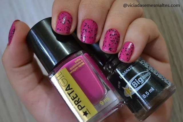 Esmalte Baianinha com Diamante Negro