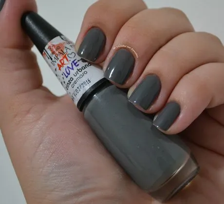 Esmalte Impala Cinza urbano Coleção Art Love